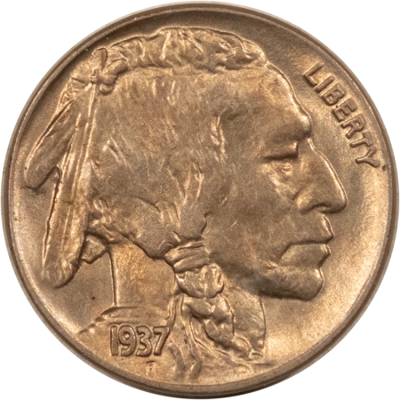 Buffalo Nickels 1937-D BUFFALO NICKEL – UNCIRCULATED! CHOICE!