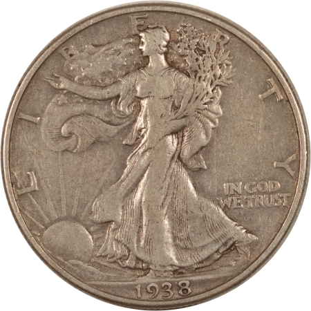 New Store Items 1938-D WALKING LIBERTY HALF DOLLAR – HIGH GRADE CIRCULATED EXAMPLE! KEY-DATE!