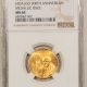 New Certified Coins 1959M MEXICO GOLD 10 PESOS, RESTRIKE, KM#473, .2411 AGW – NGC MS-66, PRETTY!