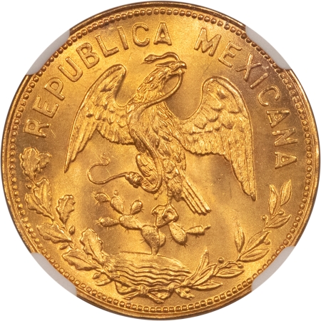 New Certified Coins 1953 MEXICO GOLD 10 PESOS, HIDALGO 200TH ANNIVERSARY MEDALLIC, KM#M91a NGC MS-64