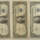 New Store Items 1935 $1 SILVER CERTIFICATES, LOT OF 9 – VF/AU