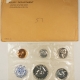 New Store Items 1956 5 COIN U.S. SILVER PROOF SET – GEM PROOF W/ ORIGINAL ENVELOPE & PAPERS