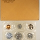 New Store Items 1960 5 COIN U.S. SILVER PROOF SET – GEM PROOF W/ ORIGINAL ENVELOPE & PAPERS