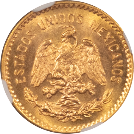 New Certified Coins 1959M MEXICO GOLD 10 PESOS, RESTRIKE, KM#473, .2411 AGW – NGC MS-66, PRETTY!