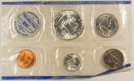 New Store Items 1960-P/D 10 COIN US SILVER MINT SET, GEM UNCIRCULATED, W/ ORIGINAL MINT ENVELOPE