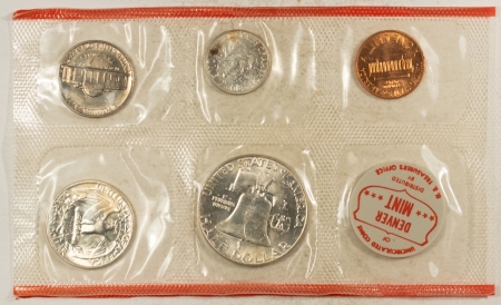 New Store Items 1960-P/D 10 COIN US SILVER MINT SET, GEM UNCIRCULATED, W/ ORIGINAL MINT ENVELOPE