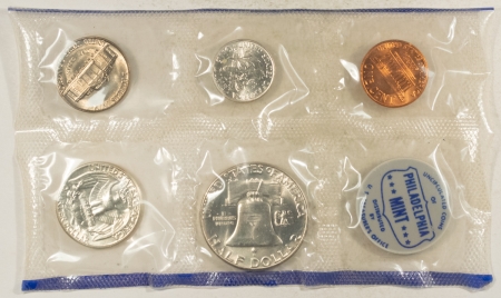 New Store Items 1961-P/D 10 COIN US SILVER MINT SET, GEM UNCIRCULATED, W/ ORIGINAL MINT ENVELOPE