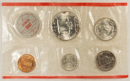 New Store Items 1961-P/D 10 COIN US SILVER MINT SET, GEM UNCIRCULATED, W/ ORIGINAL MINT ENVELOPE