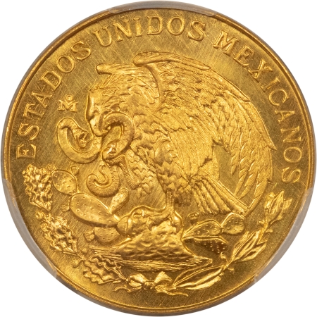 Bullion (1962)MO MEXICO GOLD MEDAL PCGS MS-67, GROVE-801 17.44G .5047 AGW, PUEBLA