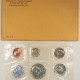 New Store Items 1964 5 COIN U.S. SILVER PROOF SET – GEM PROOF W/ ORIGINAL ENVELOPE & PAPERS