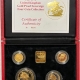 Bullion 1991 UNITED KINGDOM GOLD PROOF 4 COIN SET, 5LB,2LB,SOV & 1/2, 2 OZ+ AGW, BOX/COA