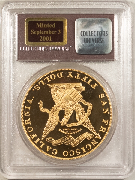 American Gold Eagles, Buffaloes, & Liberty Series 1855 $50 KELLOGG S.S. CENTRAL AMERICA GOLD RESTRIKE – PCGS GEM PROOF, SHIPWRECK