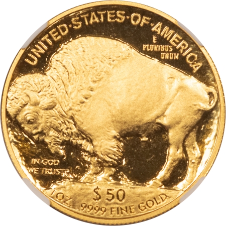 American Gold Eagles, Buffaloes, & Liberty Series 2007-W 1 OZ $50 PROOF AMERICAN BUFFALO GOLD, .9999 – NGC PF-70 ULTRA CAMEO