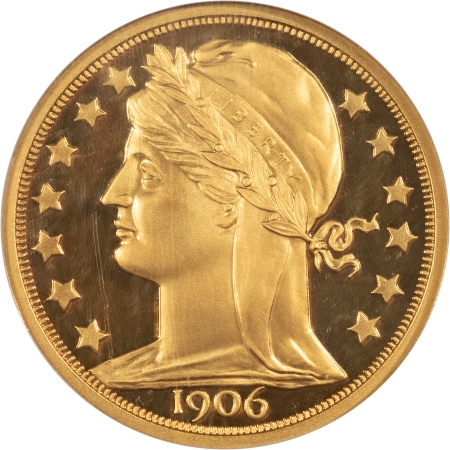 Bullion (1906) PATTERN DOUBLE EAGLE 1OZ GOLD SMITHSONIAN PRIV ISSUE NGC GEM PR ULTRA CAM