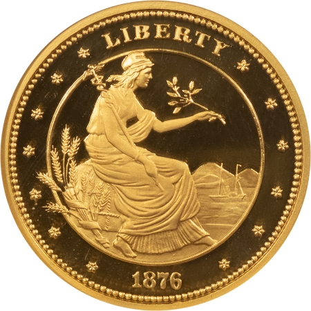 Bullion (1876) GEORGE T MORGAN $100 1 OZ GOLD UNION, PRIVATE ISSUE – NGC GEM PROOF