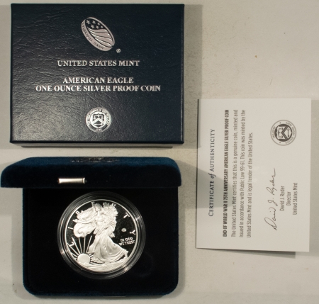 American Silver Eagles 2020-W END OF WWII V75 PRIVY PROOF AMERICAN SILVER EAGLE 1 OZ .999 GEM PROOF OGP