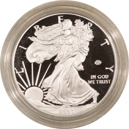 American Silver Eagles 2020-W END OF WWII V75 PRIVY PROOF AMERICAN SILVER EAGLE 1 OZ .999 GEM PROOF OGP