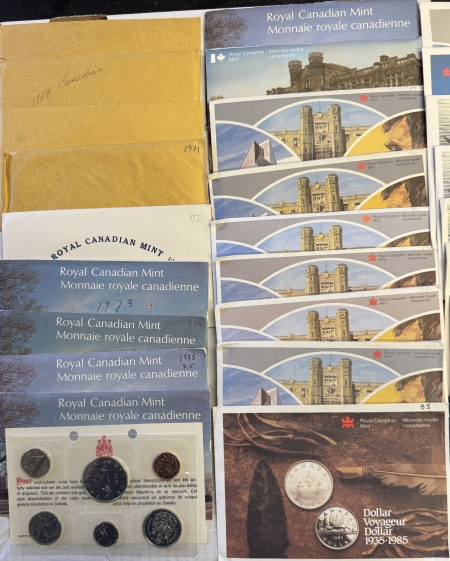 New Store Items 1968-2004 CANADA UNCIRCULATED COIN SETS, NICE RUN W/ ALL DATES & MORE GEM W/ OGP