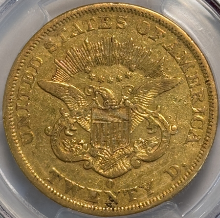 $20 1851-O $20 LIBERTY GOLD DBL EAGLE – PCGS VF-30, AFFORDABLE NEW ORLEANS ORIGINAL!