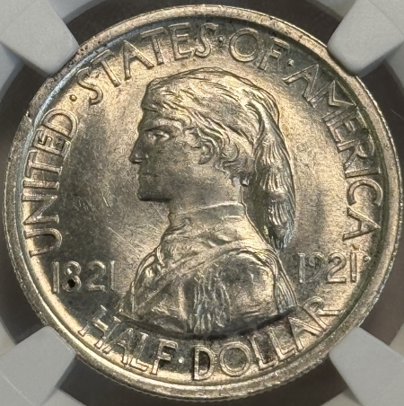 New Certified Coins 1921 MISSOURI COMEMMORATIVE HALF DOLLAR – NGC MS-64, FLASHY WHITE!