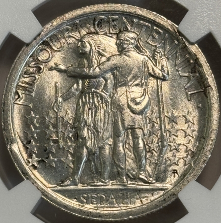 New Certified Coins 1921 MISSOURI COMEMMORATIVE HALF DOLLAR – NGC MS-64, FLASHY WHITE!