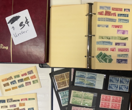 Booklets: Panes & Covers COLOSSAL UNITED STATES STAMP COLLECTION-OVER $1000 FV, ALBUMS, BOXES, STOCKBOOKS