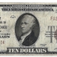 New Store Items 1929 $10 OHIO NB OF COLUMBUS, OHIO TY 1 NATIONAL BANKNOTE, CHTR #5065, VF