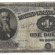 Large Silver Certificates 1899 $5 SILVER CERTIFICATE “CHIEF”, FR-281, SPEELMAN-WHITE, HONEST CIRC “FINE”!