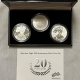 American Silver Eagles 2006-W $1 AMERICAN SILVER EAGLE 20TH ANNIVERSARY 3 COINS SET – GEM BU/PR IN OGP!