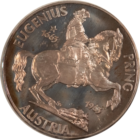 New Store Items 1963 GERMANY SIL DUCAT GRAUL MAGNUS MEDAL PRINCE EUGENE AUSTRIA .4822 ASW GEM PR