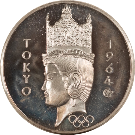 New Store Items 1964 GERMANY SILVER DUCAT GRAUL MAGNUS MEDAL TOKYO OLYMPICS .4822 ASW GEM PROOF