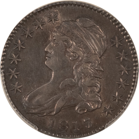 Early Halves 1817/3 CAPPED BUST HALF DOLLAR – PCGS XF-45, NICE QUALITY! PREMIUM QUALITY!