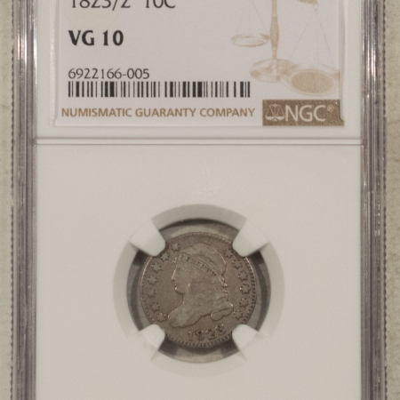 Capped Bust Dimes 1823/2 CAPPED BUST DIME – NGC VG-10