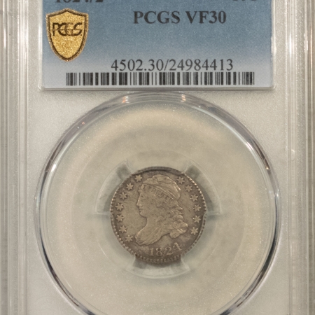 Capped Bust Dimes 1824/2 CAPPED BUST DIME – PCGS VF-30