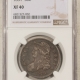 Early Halves 1829/7 CAPPED BUST HALF DOLLAR, O-101a – PCGS AU-55, POPULAR VARIETY!