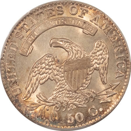 Early Halves 1831 CAPPED BUST HALF DOLLAR PCGS MS-61, PREMIUM QUALITY!