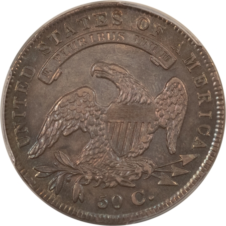 Early Halves 1834 CAPPED BUST HALF DOLLAR, SMALL DATE, SMALL LETTERS – PCGS MS-62, PRETTY!