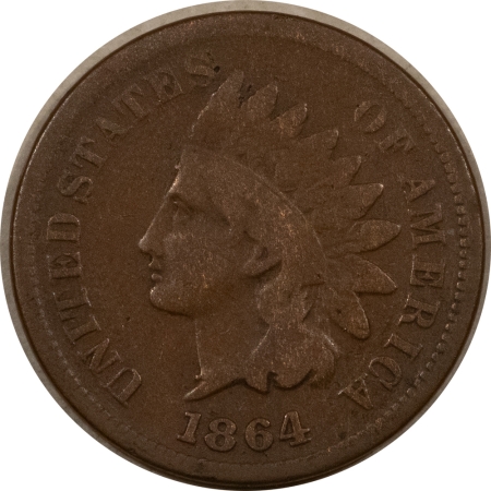 Indian 1864 L INDIAN CENT – PLEASING CIRCULATED EXAMPLE!