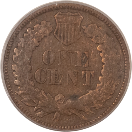 Indian 1877 INDIAN CENT – PCGS VG-8, KEY-DATE, OLD GREEN HOLDER!