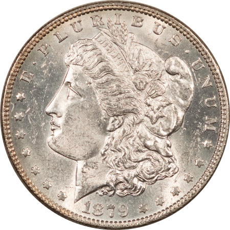 Morgan Dollars 1879 $1 MORGAN DOLLAR – UNCIRCULATED, WHITE & UNTONED!