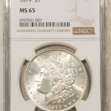 Morgan Dollars 1879 MORGAN DOLLAR NGC MS-65