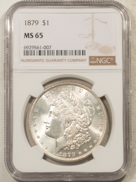 Morgan Dollars 1879 MORGAN DOLLAR NGC MS-65