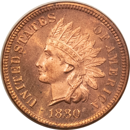 Indian 1880 PROOF INDIAN CENT – LOOKS GEM PROOF RED BUT QUESTIONABLE COLOR!