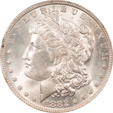 Morgan Dollars 1882-O $1 MORGAN DOLLAR – PCGS MS-65, BLAST WHITE GEM!