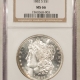 Morgan Dollars 1882-O $1 MORGAN DOLLAR – PCGS MS-65, BLAST WHITE GEM!