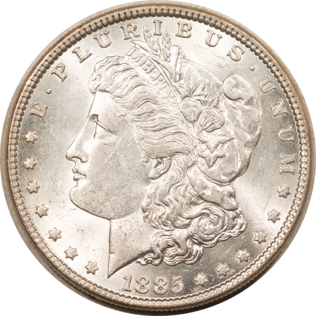 Morgan Dollars 1885 $1 MORGAN DOLLAR – HIGH GRADE, NEARLY UNCIRCULATED LOOKS CHOICE! NICE FRESH