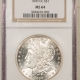 Morgan Dollars 1882-S $1 MORGAN DOLLAR – NGC MS-66, BLAST WHITE W/ GREAT LUSTER!