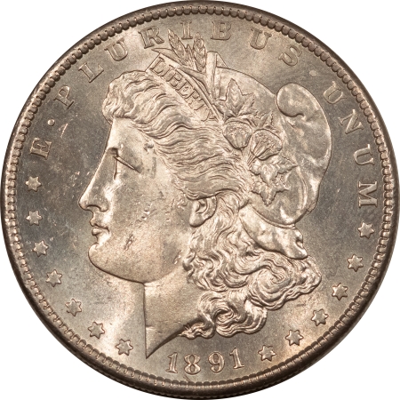 Morgan Dollars 1891-S $1 MORGAN DOLLAR – UNCIRCULATED, WHITE!