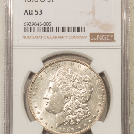 Morgan Dollars 1895-O MORGAN DOLLAR NGC AU-53