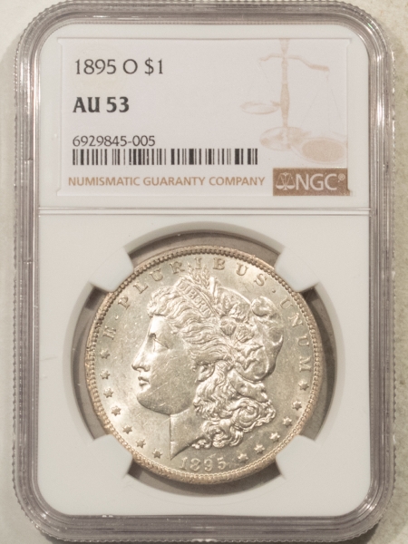 Morgan Dollars 1895-O MORGAN DOLLAR NGC AU-53